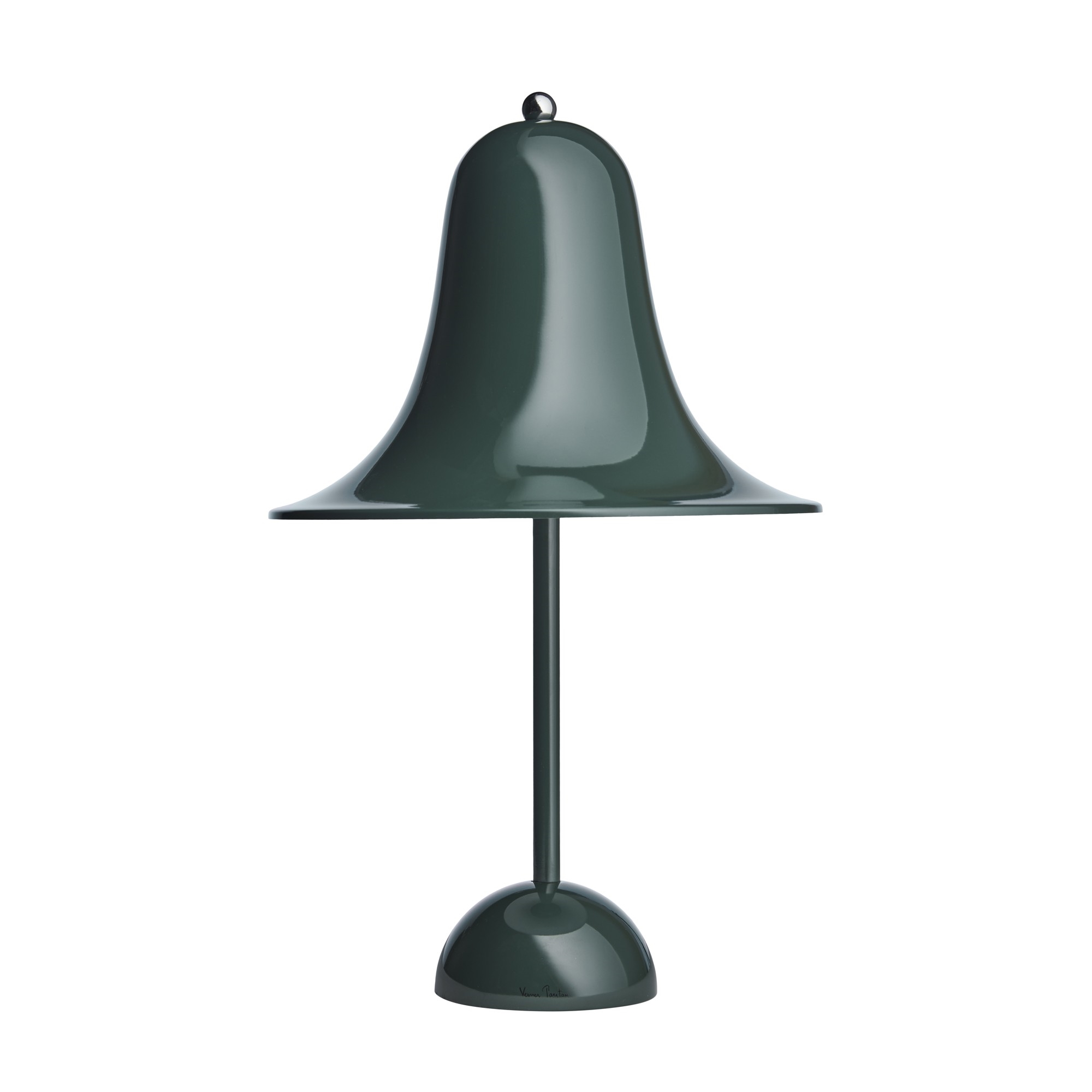 Verner Panton Pantop Portable Table Lamp Dark Green
